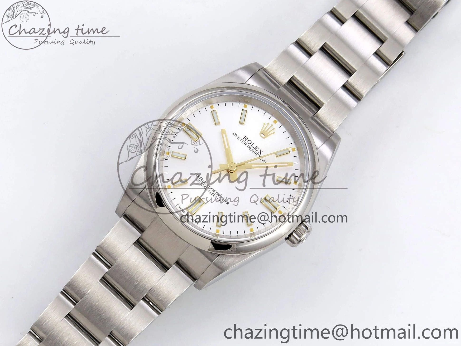 904L Steel 36mm Oyster APF Dial 126000 1:1 Perpetual Silver Best VR3230 Edition 0124